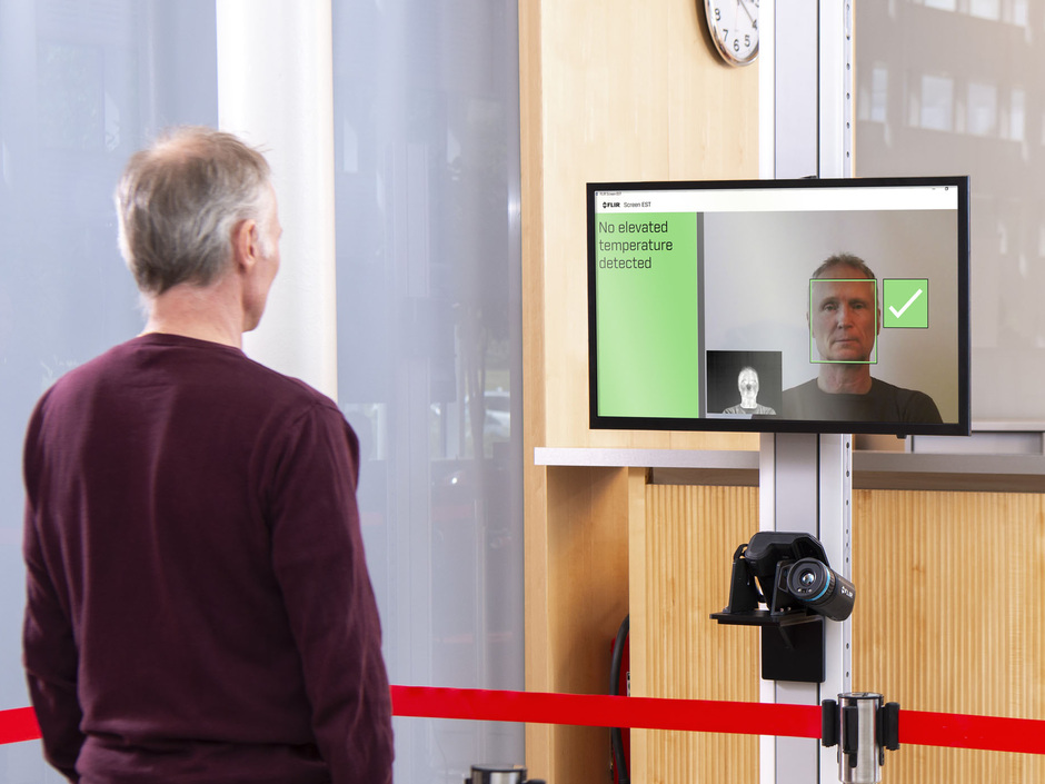 FLIR zeigt verbesserte Software für Hauttemperatur-Screenings FLIR zeigt verbesserte Software für Hauttemperatur-Screenings