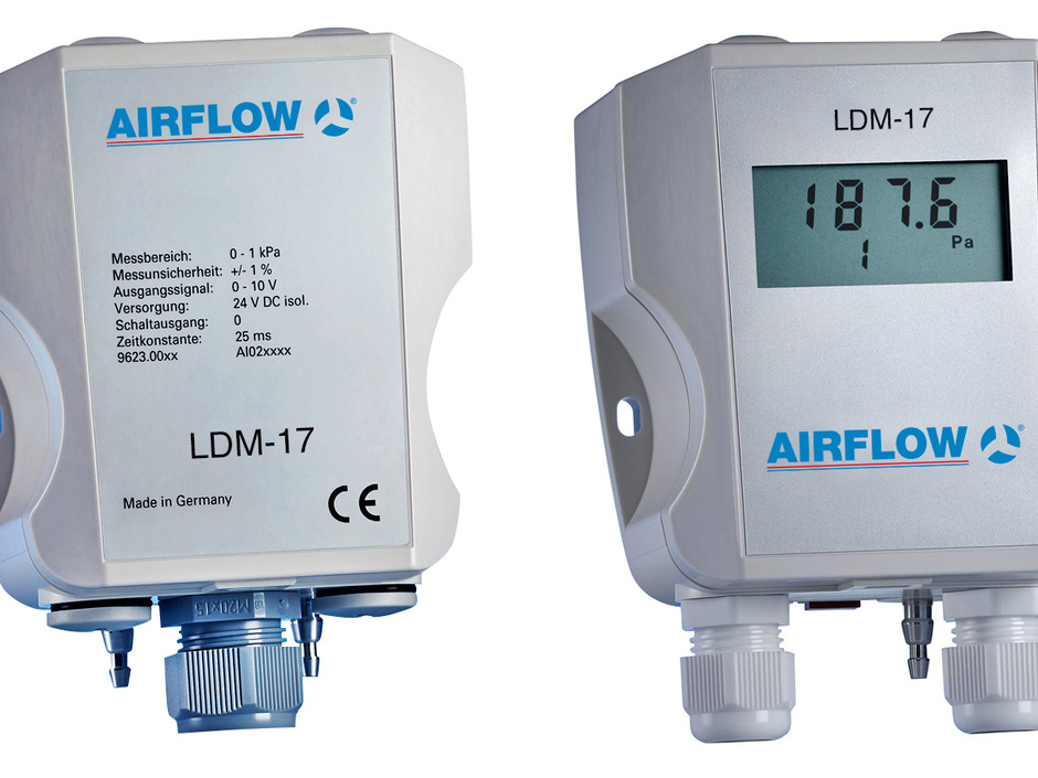 Airflow LDM-17: Wartungsarme Überwachung von Lüftungsanlagen Airflow LDM-17: Wartungsarme Überwachung von Lüftungsanlagen