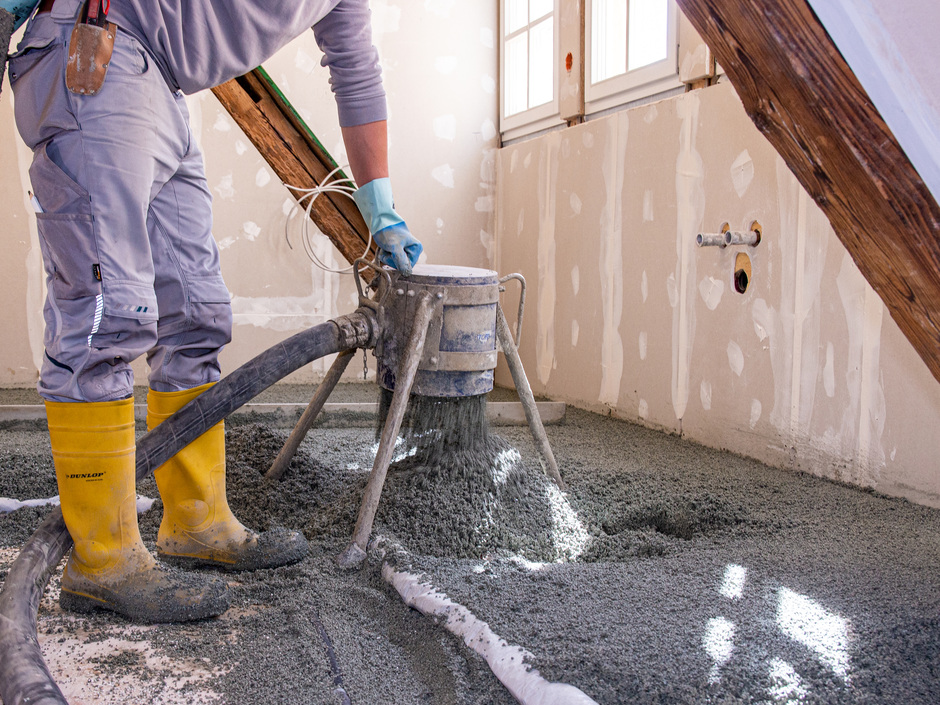 Knauf S 400 Sprint: Zementgebundener Leichtausgleichmörtel Knauf S 400 Sprint: Zementgebundener Leichtausgleichmörtel