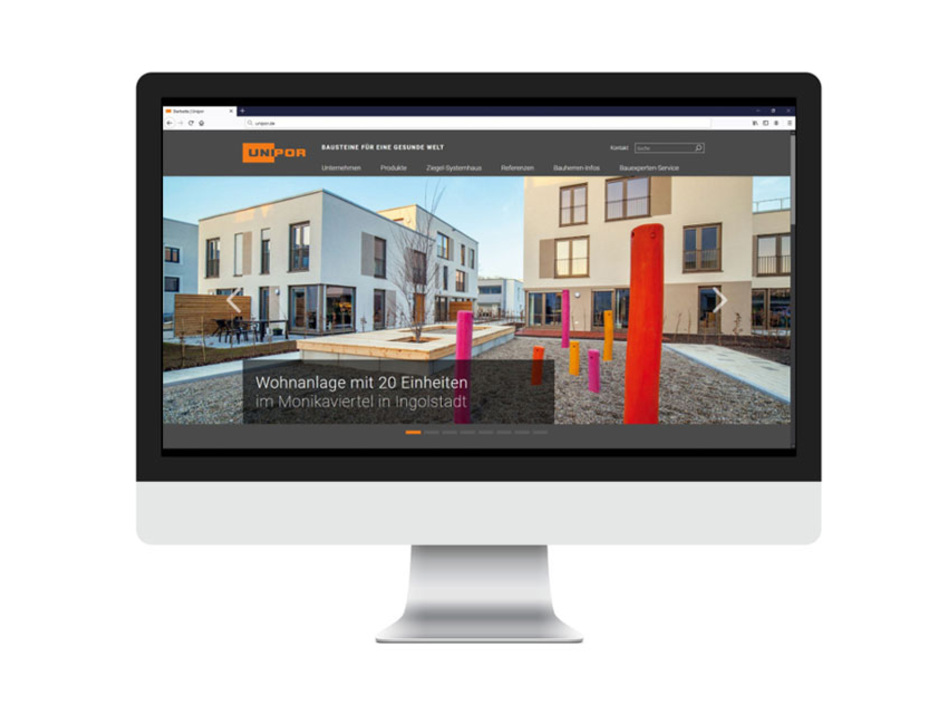Unipor: Optimierte Website für mehr Nutzerfreundlichkeit Unipor: Optimierte Website für mehr Nutzerfreundlichkeit