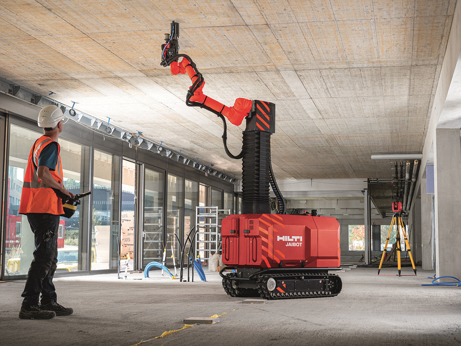 BIM-fähiger Baustellenroboter von Hilti