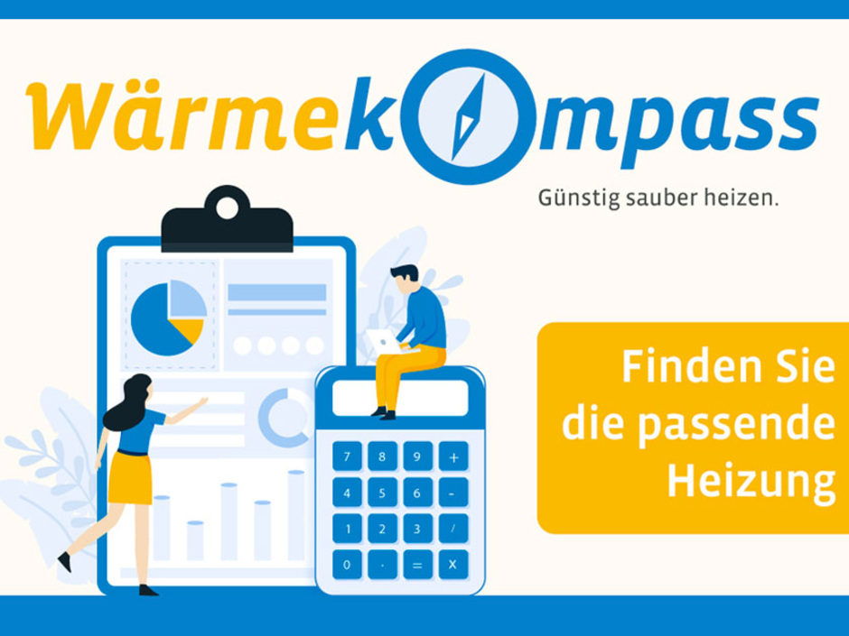 Heizungsmodernisierung: AEE-Wärmekompass für Online-Berechnung Heizungsmodernisierung: AEE-Wärmekompass für Online-Berechnung