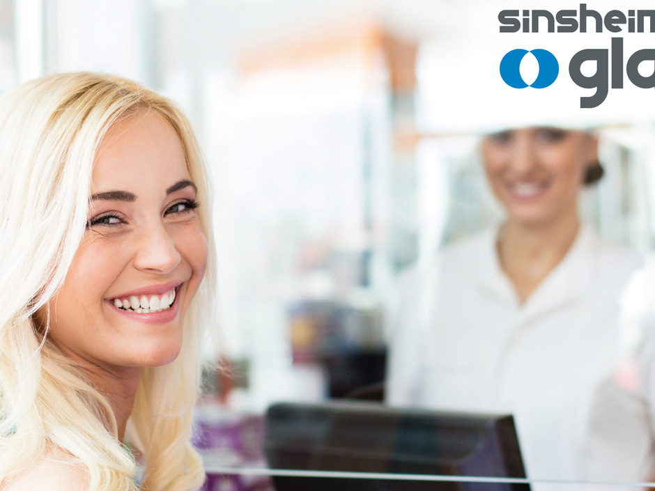 Sinsheimer Glas: Infektionsschutzglas Prowipa Sinsheimer Glas: Infektionsschutzglas Prowipa