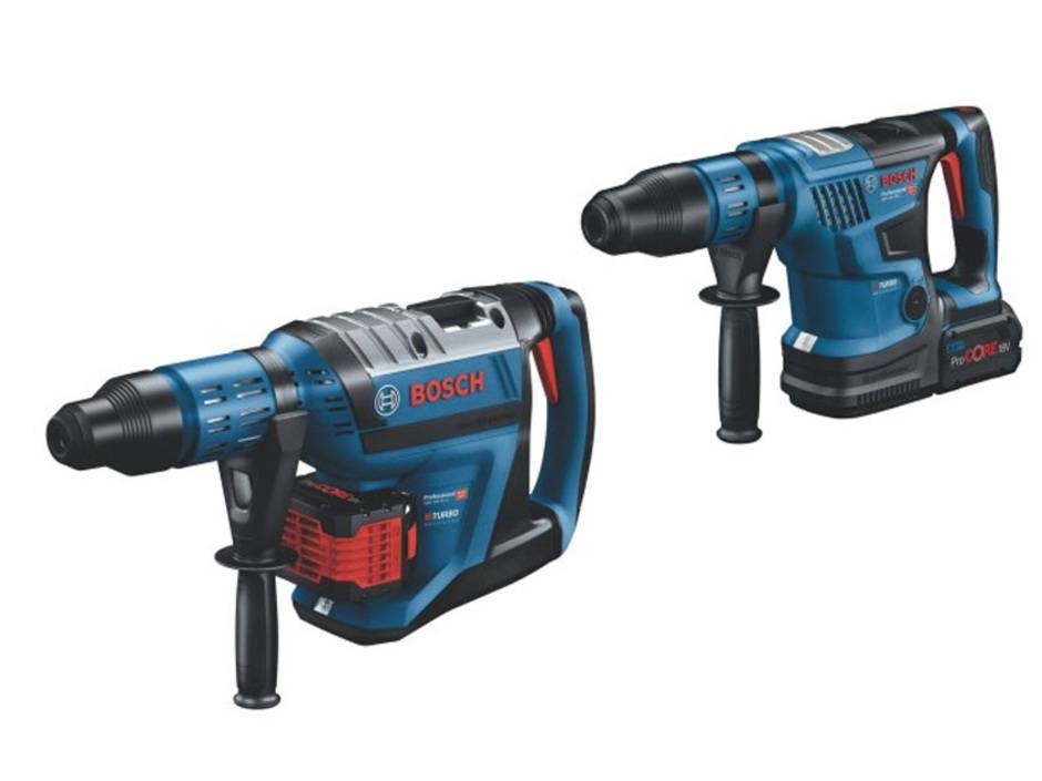 Bosch: Biturbo-Hämmer GBH 18V-36 C und GBH 18V-45 C Bosch: Biturbo-Hämmer GBH 18V-36 C und GBH 18V-45 C