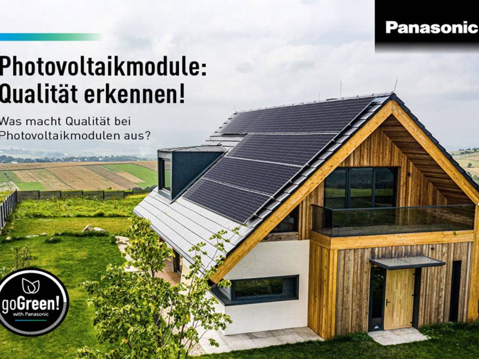 Panasonic: Qualität von Photovoltaikmodulen erkennen Panasonic: Qualität von Photovoltaikmodulen erkennen