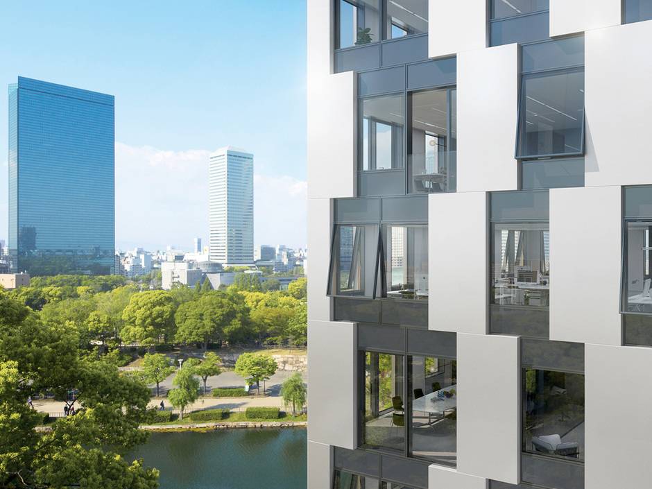 Aluminium-Fassade von Schüco Aluminium-Fassade von Schüco