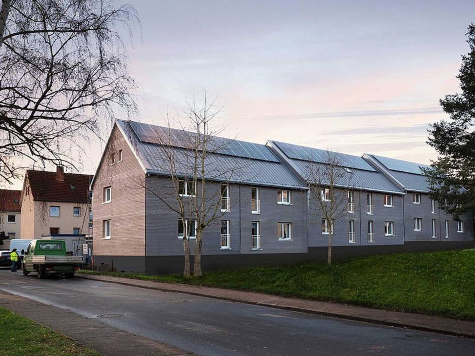 Serielles Sanieren: Erstes Pilotprojekt Deutschlands fertiggestellt Serielles Sanieren: Erstes Pilotprojekt Deutschlands fertiggestellt