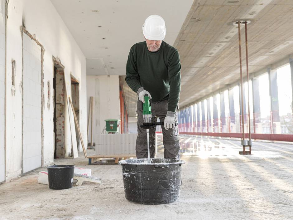 Hikoki Akku-Rührer für weiche und flüssige Baustoffe Hikoki Akku-Rührer für weiche und flüssige Baustoffe