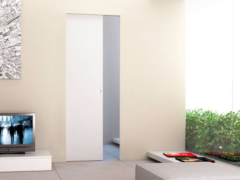 Eclisse-Schiebetüren jetzt auch wandbündig zu haben