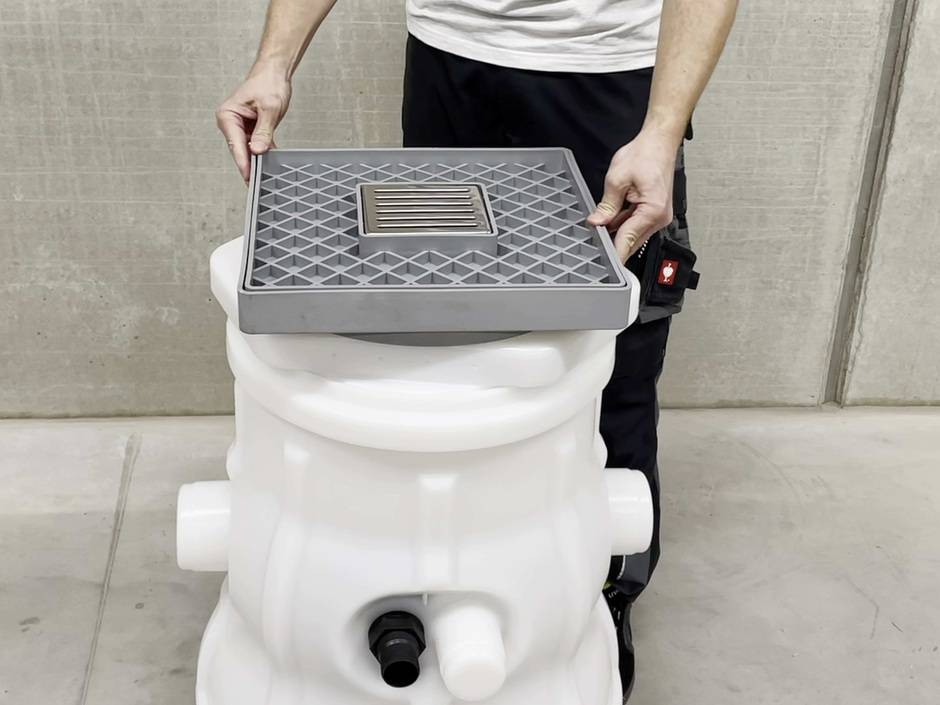 Hebeanlagen mit Sammelbehälter für viel Schmutzwasser Hebeanlagen mit Sammelbehälter für viel Schmutzwasser