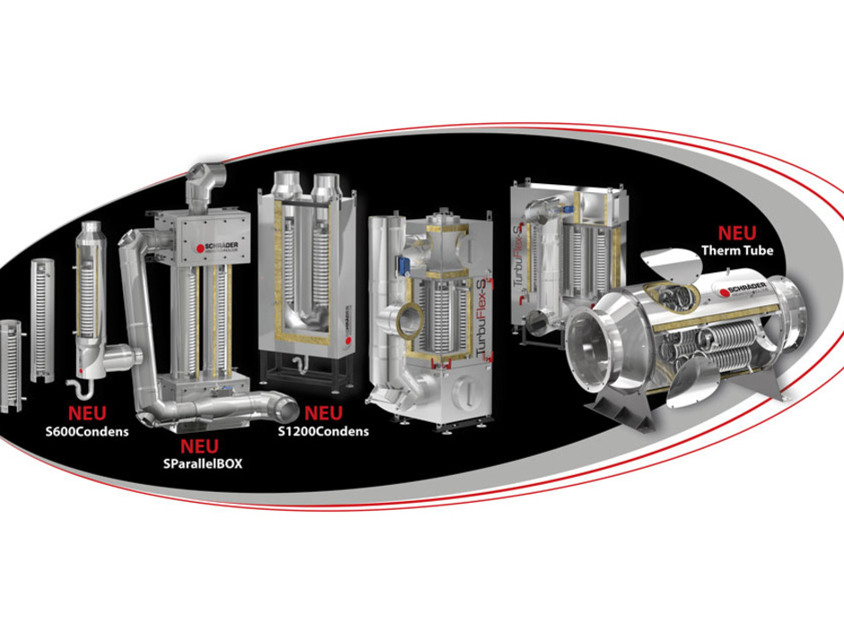 Schräder erweitert TurbuFlexS Wärmeübertrager um drei Varianten 