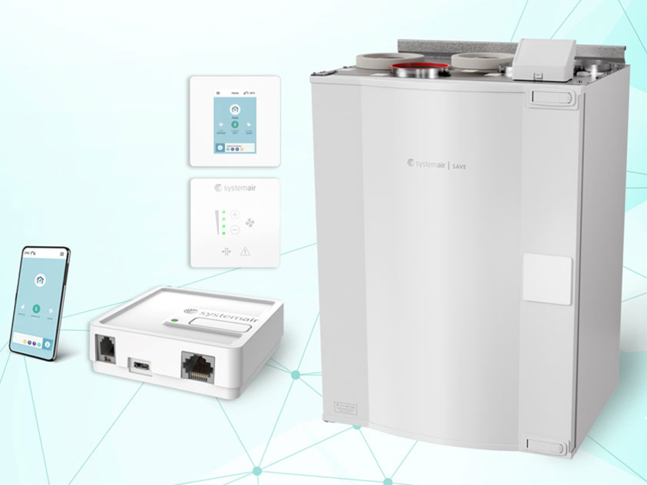 Systemair: Wohnraumlüftungsgeräte der Baureihe Save Systemair: Wohnraumlüftungsgeräte der Baureihe Save