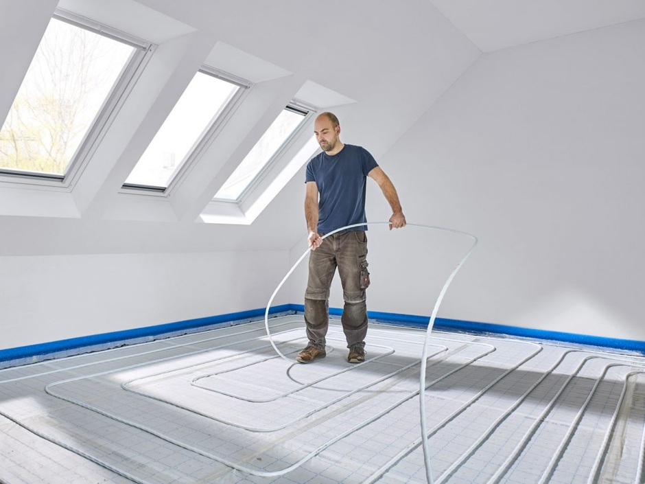 Uponor Klett Silent: Dämmung für Fußbodenheizung Uponor Klett Silent: Dämmung für Fußbodenheizung