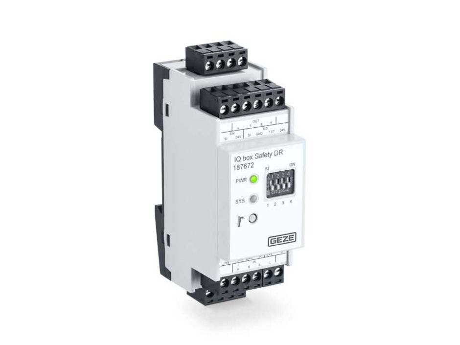 Geze IQ box Safety: TÜV-geprüfte Absicherung kraftbetätigter Fenster Geze IQ box Safety: TÜV-geprüfte Absicherung kraftbetätigter Fenster