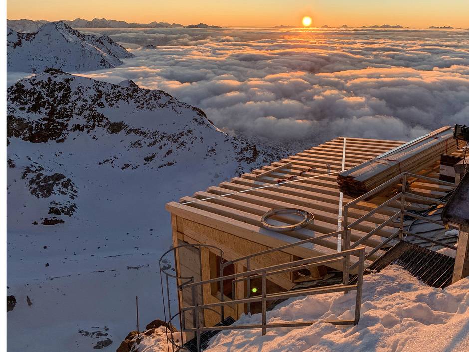 Wolkenschloß: Ein Jahr auf 3195 Metern