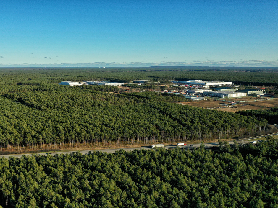 Teslas Gigafactory in Grünheide