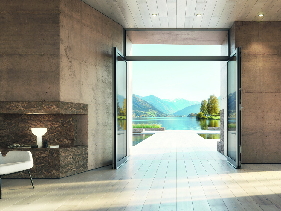 Schüco barrierefreie Tür