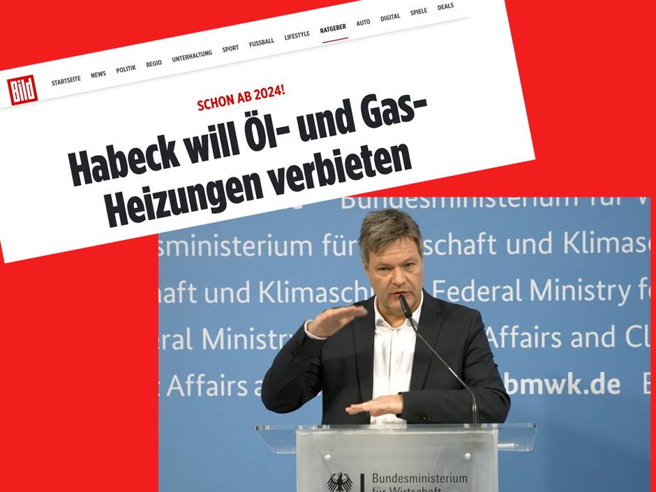 Habecks Öl-Gasheizungs-Verbot: BILD.de löst mediale Lawine und Empörungswelle aus