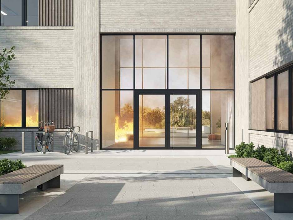 Schüco Firestop Außentür