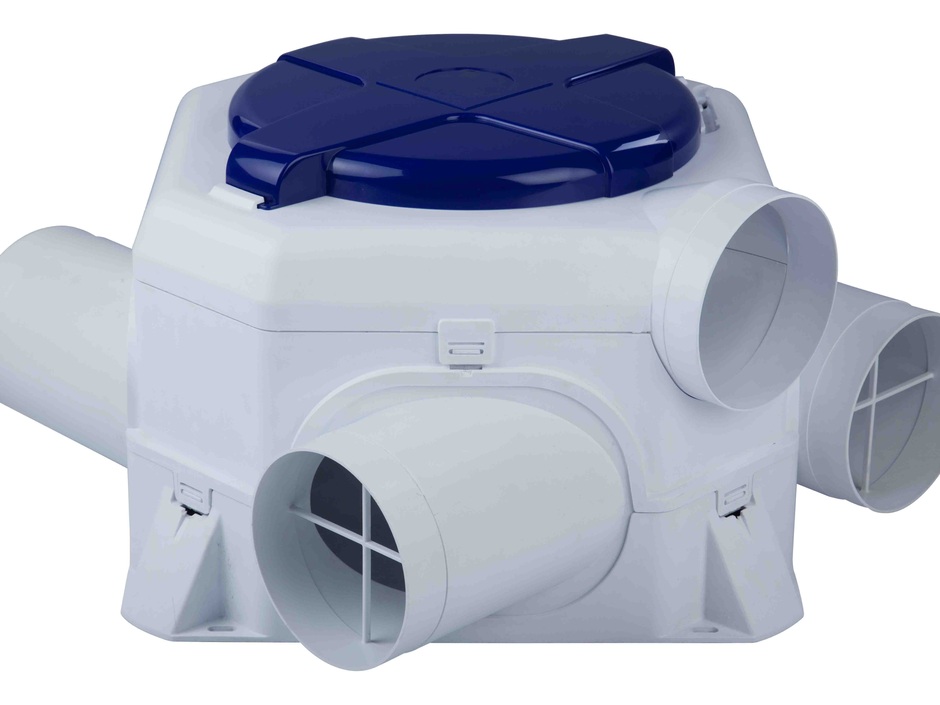 Ablufteinheit zur permanenten Lufterneuerung in Wohngebäuden Ablufteinheit zur permanenten Lufterneuerung in Wohngebäuden