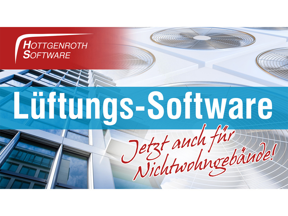 Lüftung Wohnen und Gewerbe: neues Software-Tool