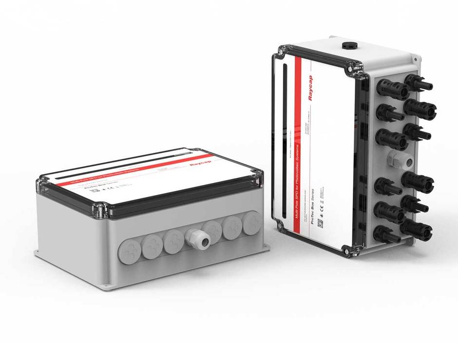 Raycap ProTec PV-Box 7Y: Anschlussfertiger Überspannungsschutz für  PV-Anlagen