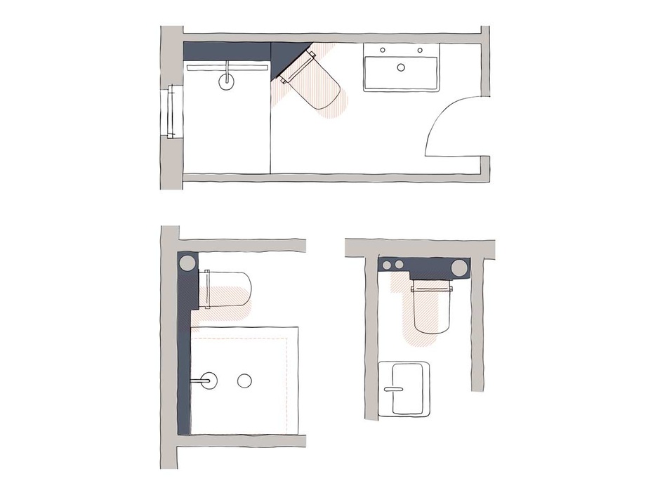 Tece profil compact 320 einbausituationen