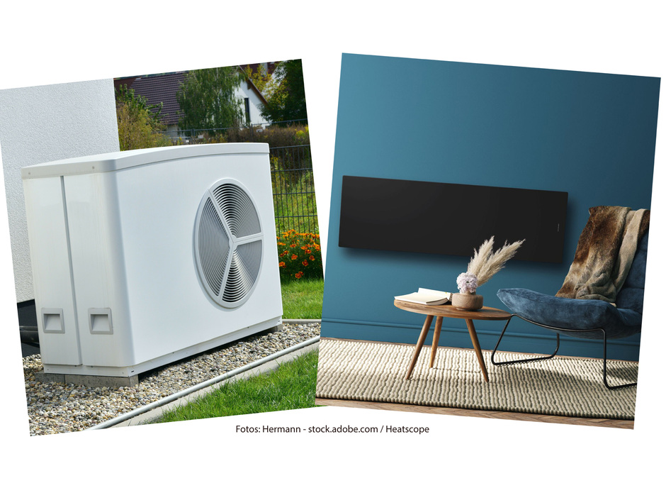 Infrarotheizung versus Luft/Wasser-Wärmepumpe: Was verbraucht mehr Graue Energie Infrarotheizung versus Luft/Wasser-Wärmepumpe: Was verbraucht mehr Graue Energie