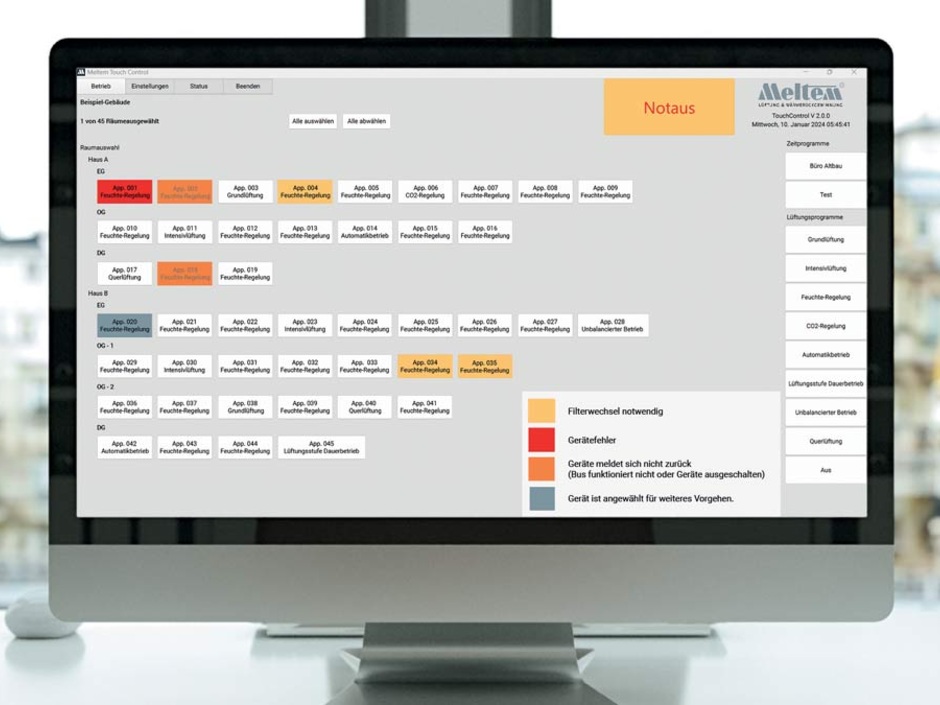 Meltem Modbus Software