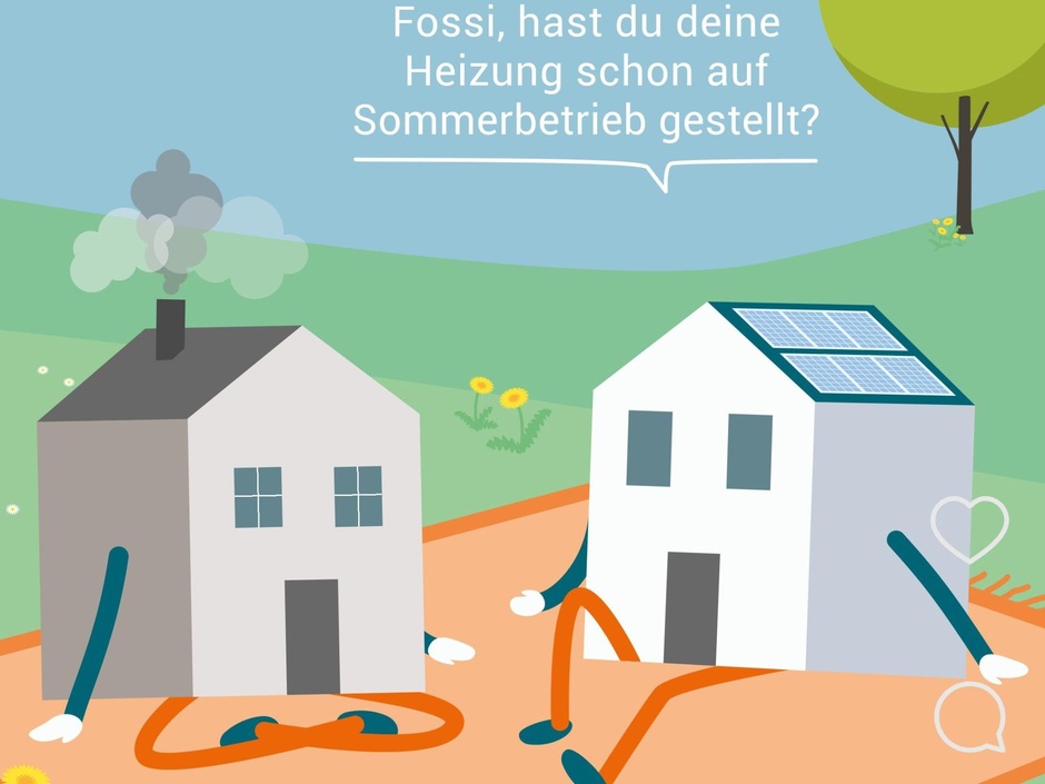 Die Heizung im Sommer abschalten, spart Energie und schont den Geldbeutel.