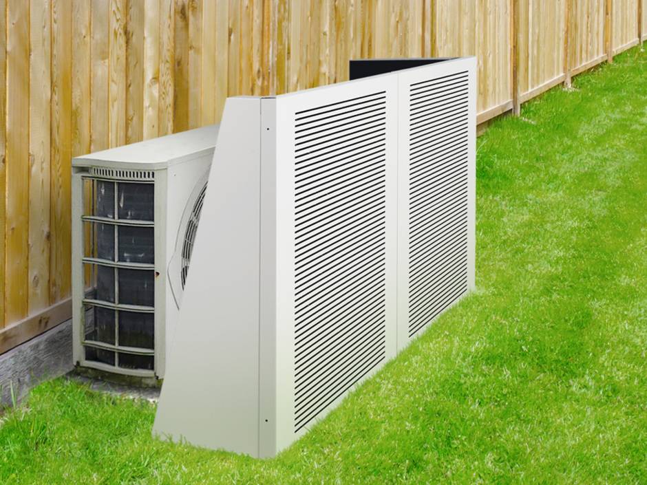 Devaux Lärmschutzwand Wärmepumpe