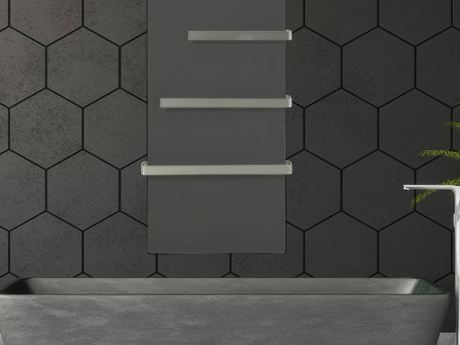 Vitramo Infrarot Badheizkörper in anthrazit