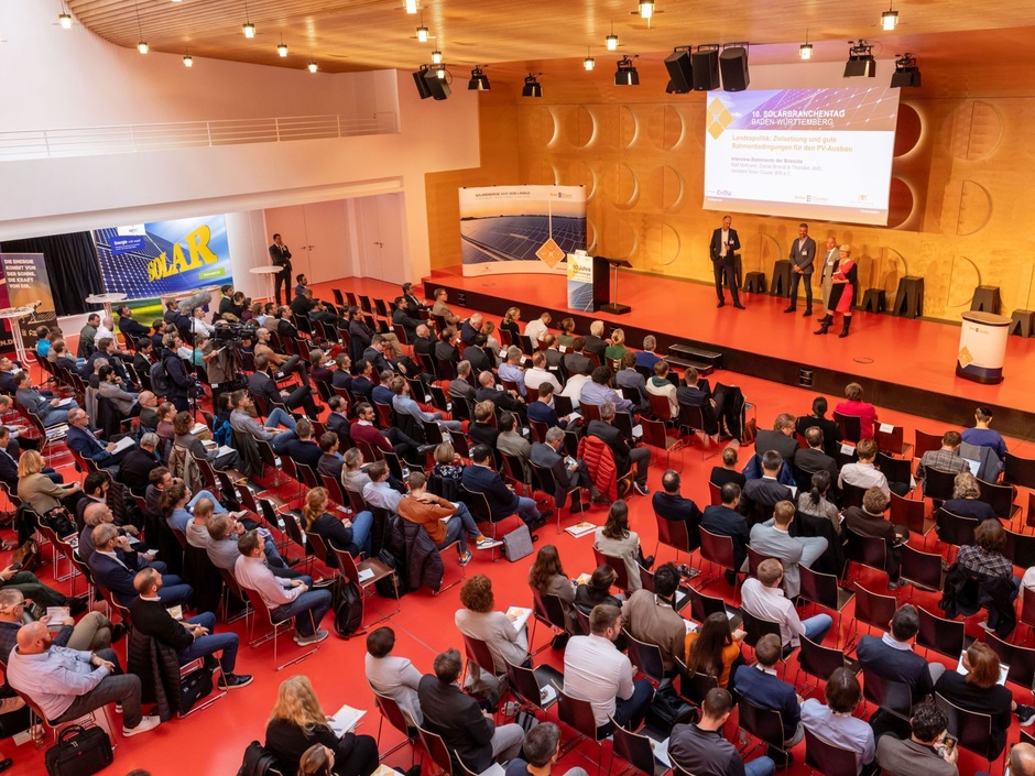 Der Solarbranchentag Baden-Württemberg ist seit elf Jahren das Treffen der Solarbranche im Südwesten – hier ein Foto aus dem vergangenen Jahr.