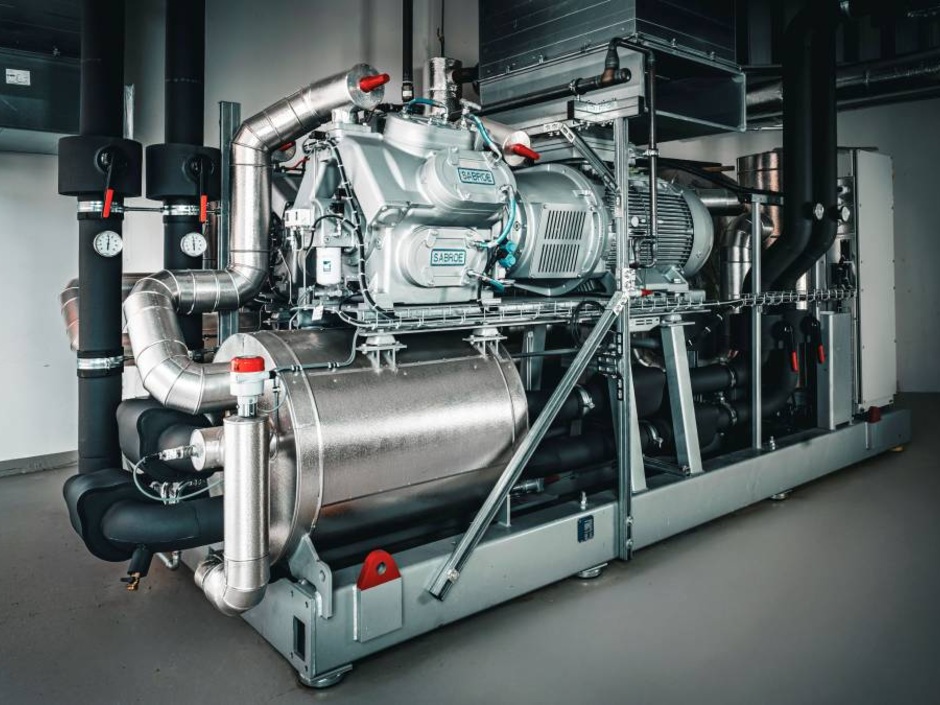 Johnson Controls Meerwasser-Wärmepumpe