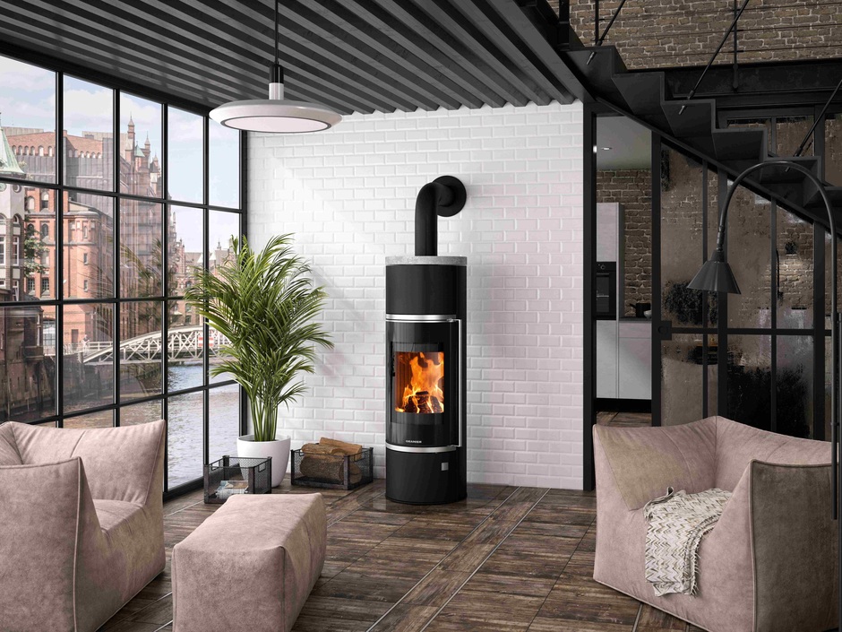 Arena Aqua: Wasserführender Kaminofen von Oranier