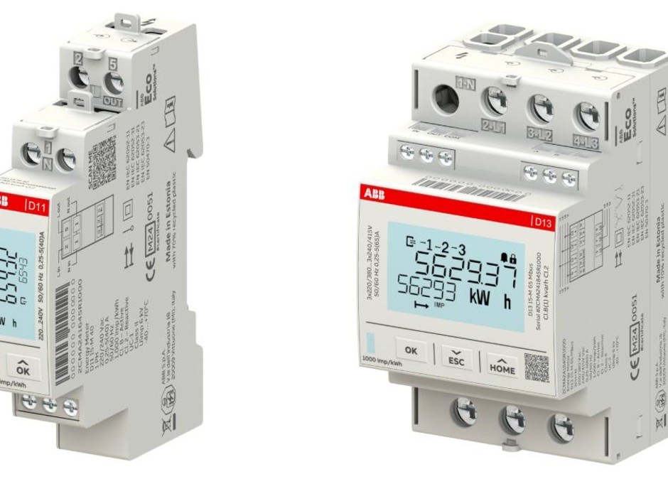 ABB Energiezähler D11 15 und D13 15