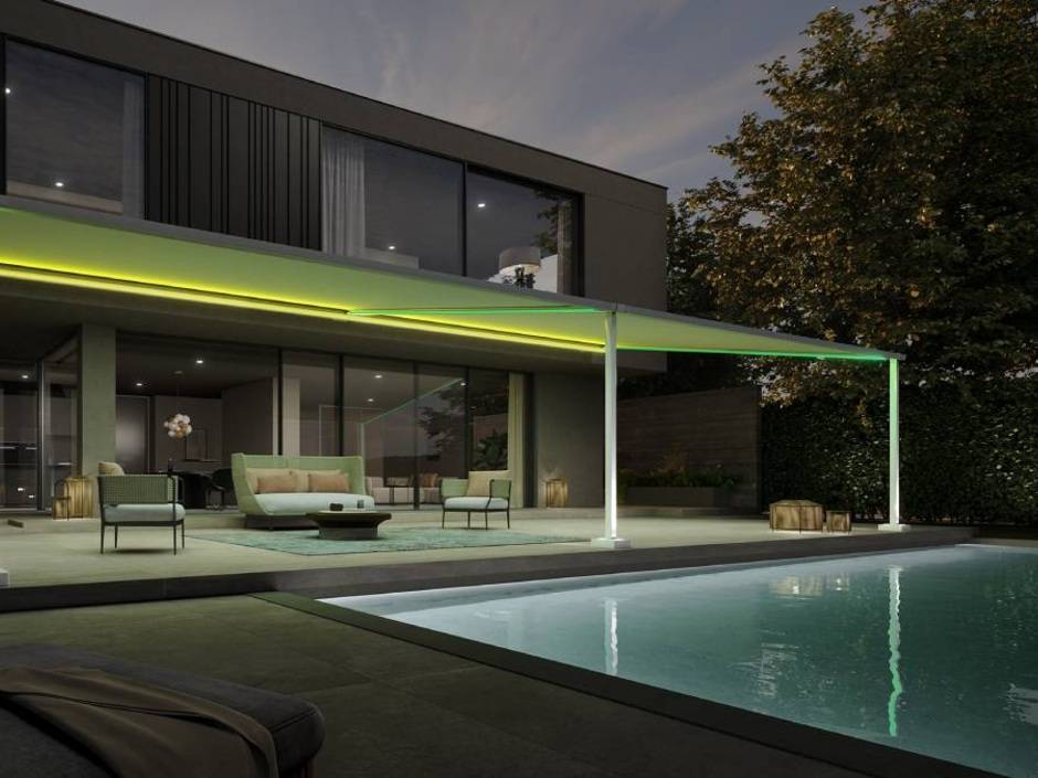 Markilux Pergola mit farbigen LED