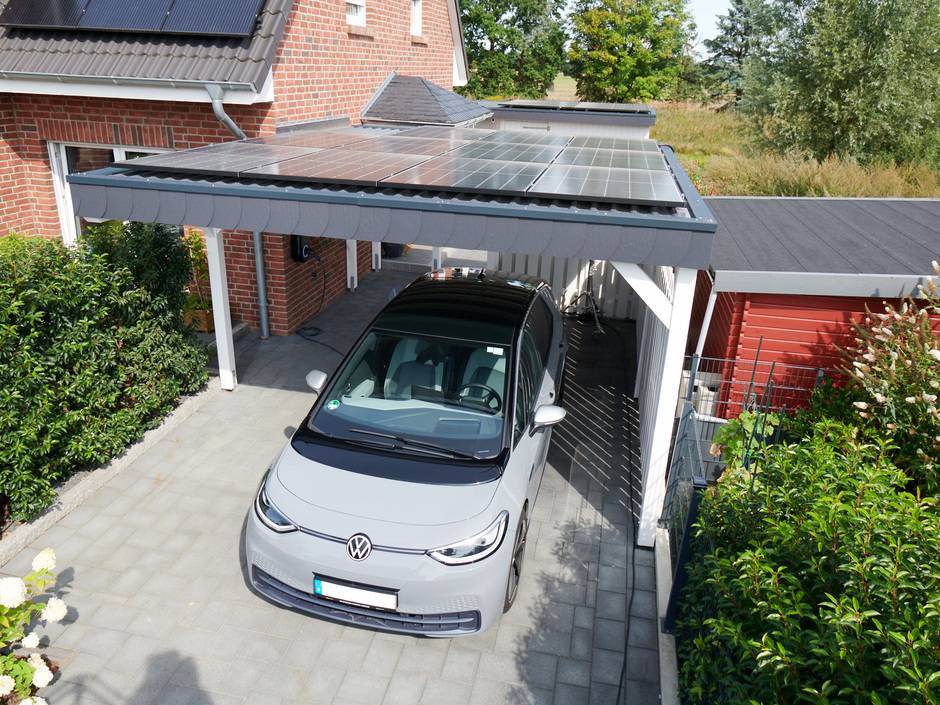 E-Auto-Umfrage: Mehrheit lädt zu Hause mit Solarstrom E-Auto-Umfrage: Mehrheit lädt zu Hause mit Solarstrom