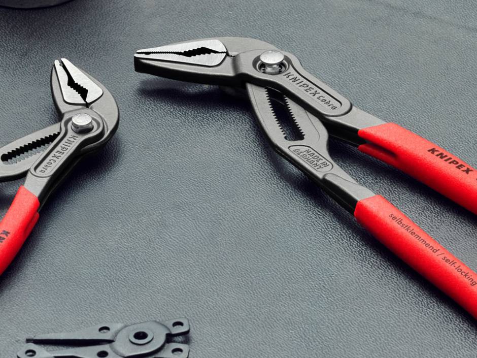 Knipex Cobra ES mit 180 mm und 250 mm