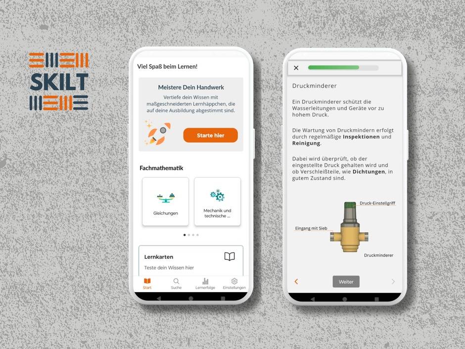 Digitale Lernhilfen für SHK-Anlagenmechaniker: Skilt Lernapp und Formel Guide im Überblick