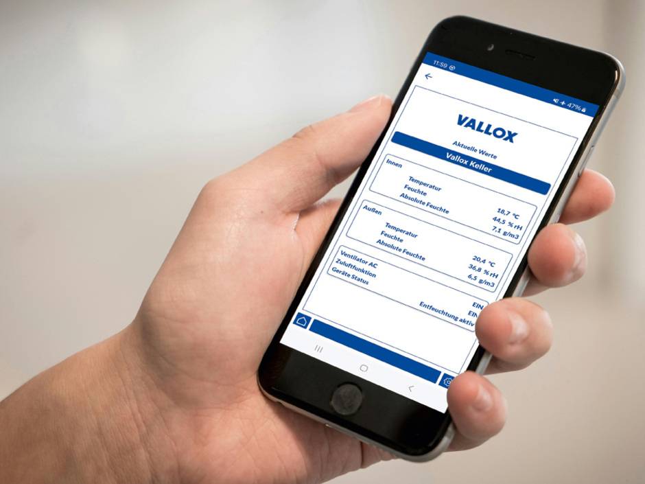 Vallox Feuchte-Differenz-Steuerung FDS