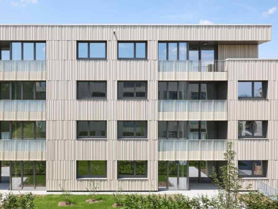 VHF-Fassade aus Keramik