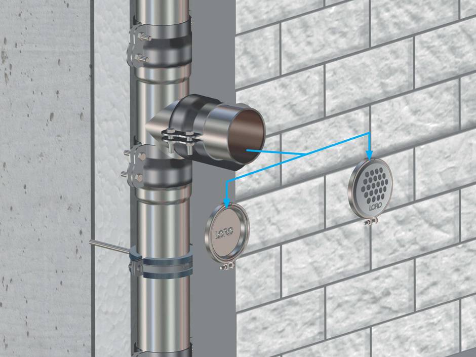 Praxistipp Flachdach: Revisionsöffnungen bei verdeckt liegender Fallleitung einbauen