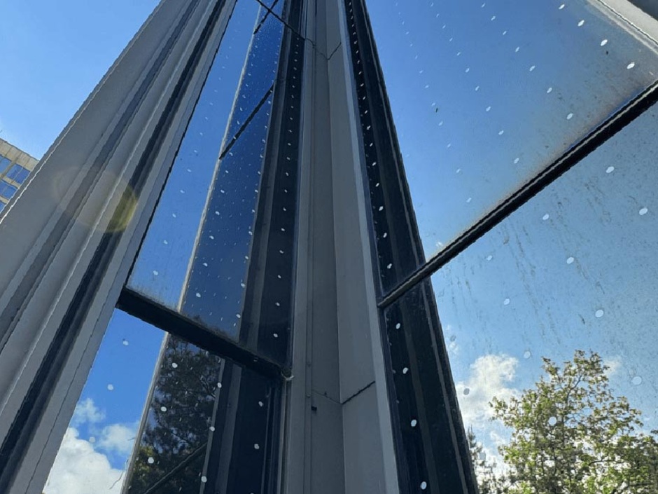 Seen Vogelschutzmarkierungen Axel-Springer-Haus