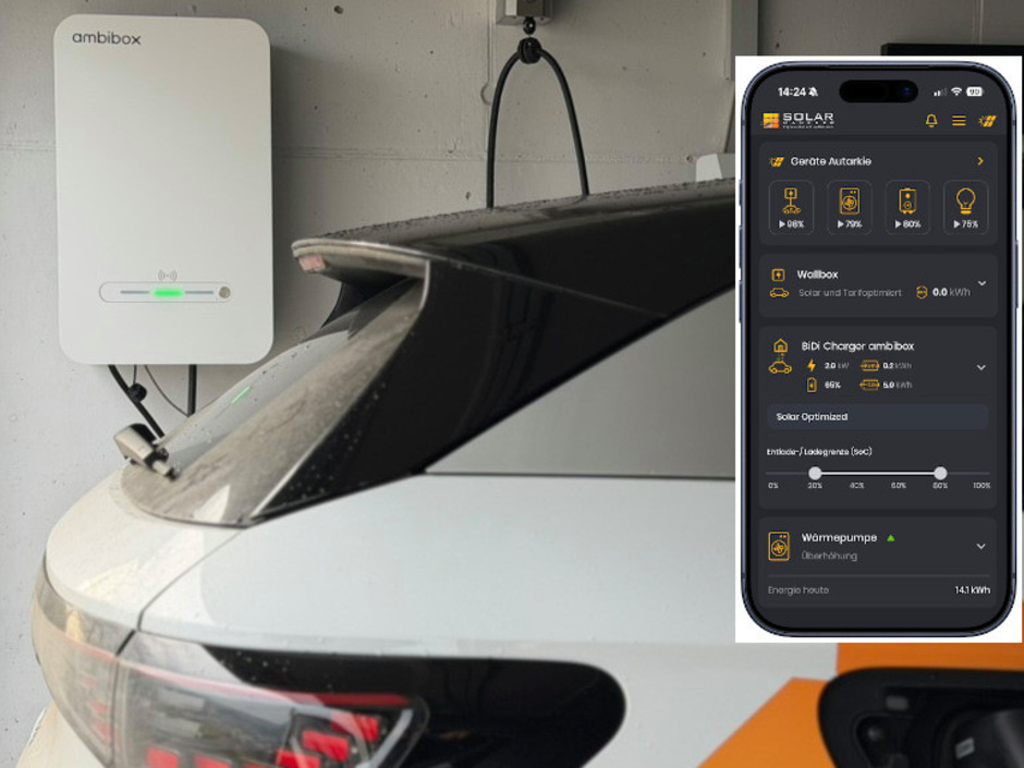 Solar Manager und Ambibox ermöglichen bidirektionales Laden im Alltag