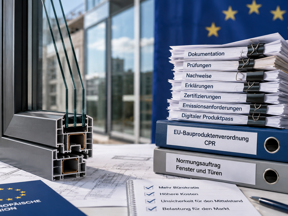 EU-Normungsauftrag für Fenster und Türen gefährdet Mittelstand und Marktstabilität EU-Normungsauftrag für Fenster und Türen gefährdet Mittelstand und Marktstabilität