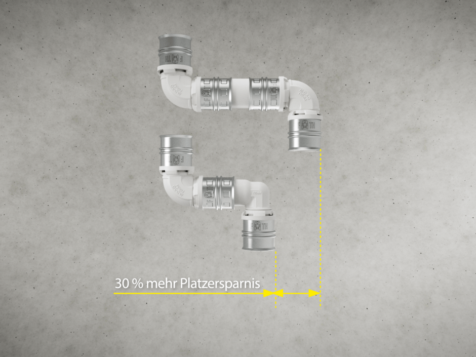 Fränkische: Patentierte Lösung ermöglicht Winkel-Fitting-Direktverbindungen Fränkische: Patentierte Lösung ermöglicht Winkel-Fitting-Direktverbindungen
