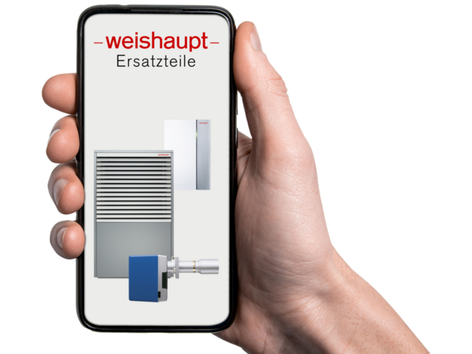 Weishaupt: Neue App für Ersatzteile Weishaupt: Neue App für Ersatzteile