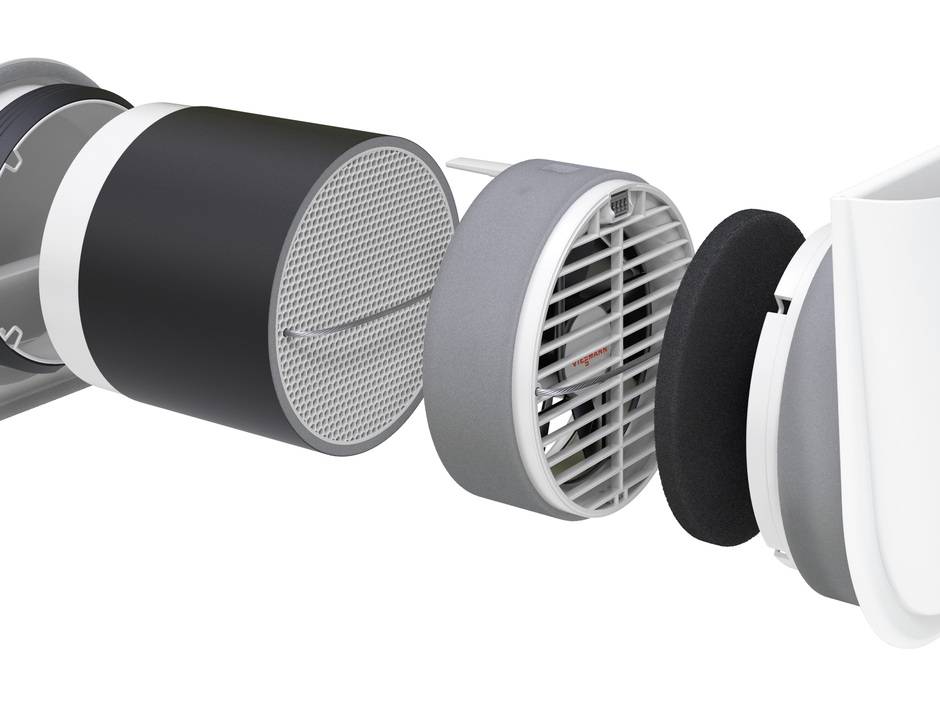 Viessmann: Dezentrales Wohnungs-Lüftungsgerät mit Wärmerückgewinnung Viessmann: Dezentrales Wohnungs-Lüftungsgerät mit Wärmerückgewinnung