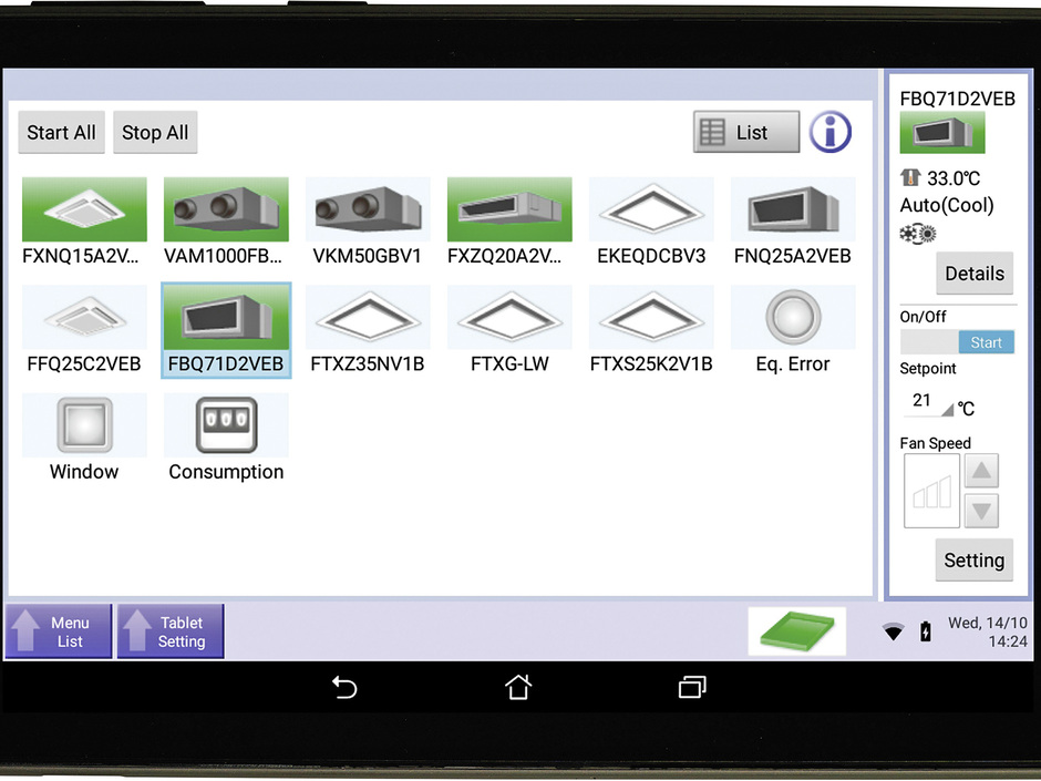 Steuern aus der Ferne: Kompaktes Gebäuderegelsystem von Daikin Steuern aus der Ferne: Kompaktes Gebäuderegelsystem von Daikin